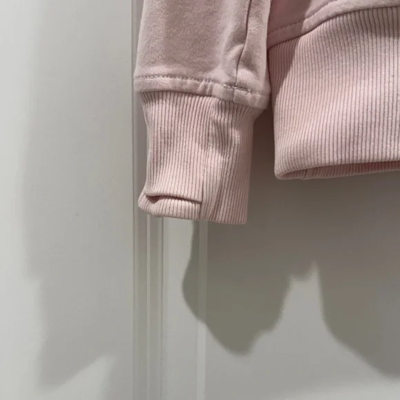 Athleta Blush Pink Half-Zip Hoodie - Picture 2 of 9